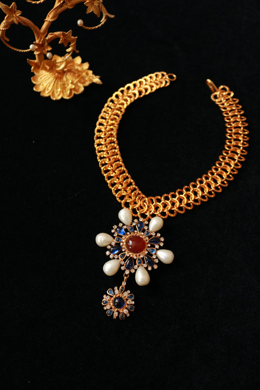 Rare Chanel Haute Couture statement necklace, 1980s, from a French private collection.